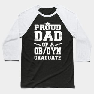 Mens Premature Newborn Nurse Gift Proud Dad OB GYN Graduate Baseball T-Shirt